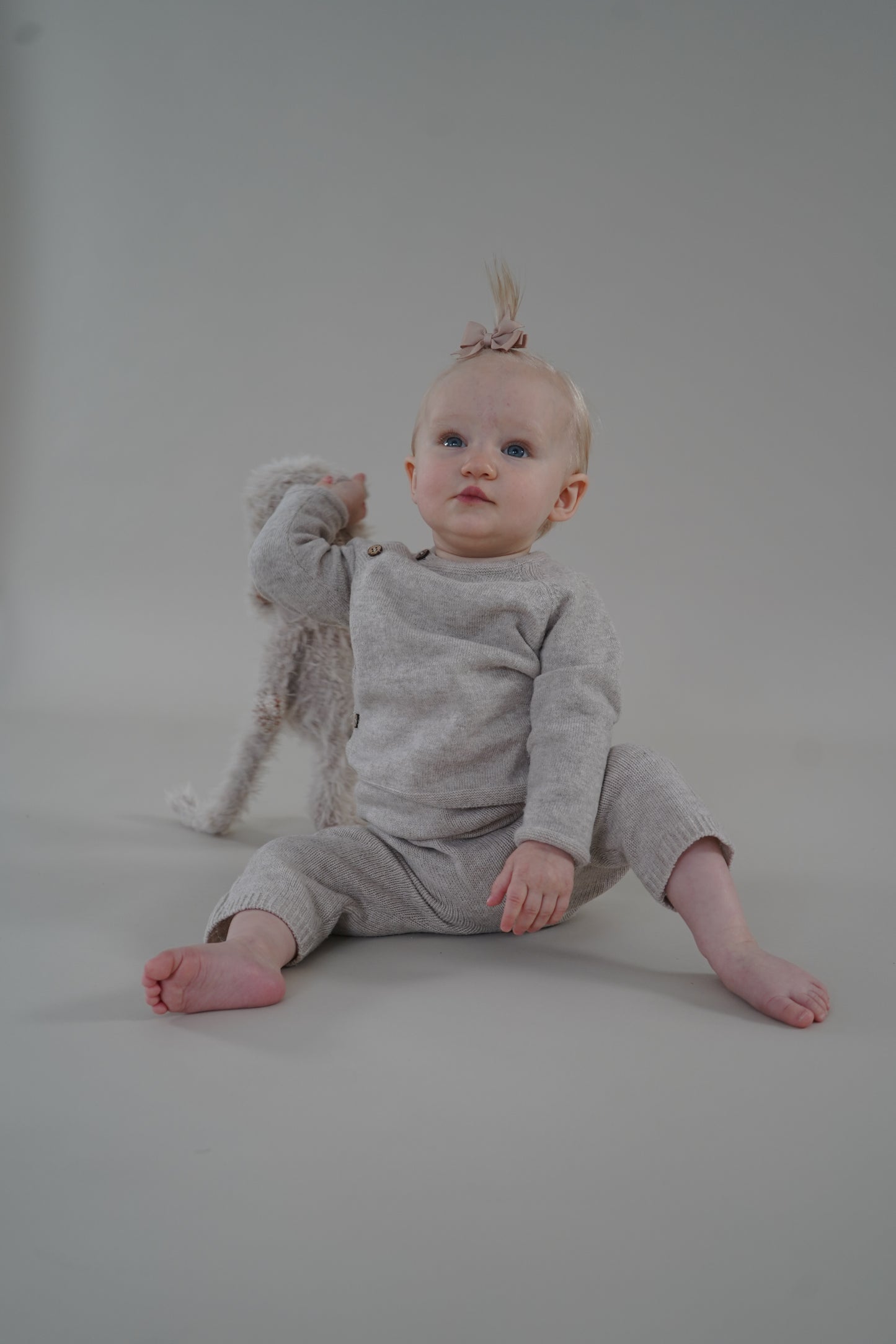 Merino Baby Pullover "Milan" | oatmeal