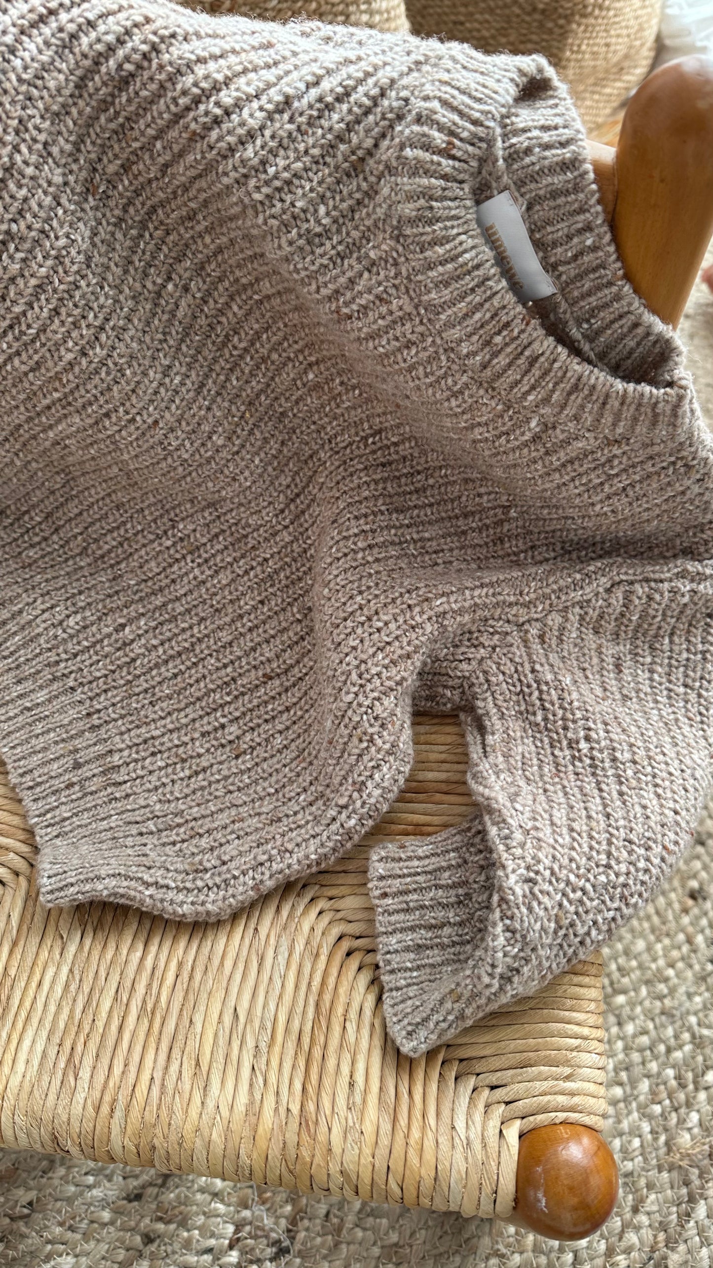 Wool Blend Knit Sweater "Arlo" | cookie crumbs