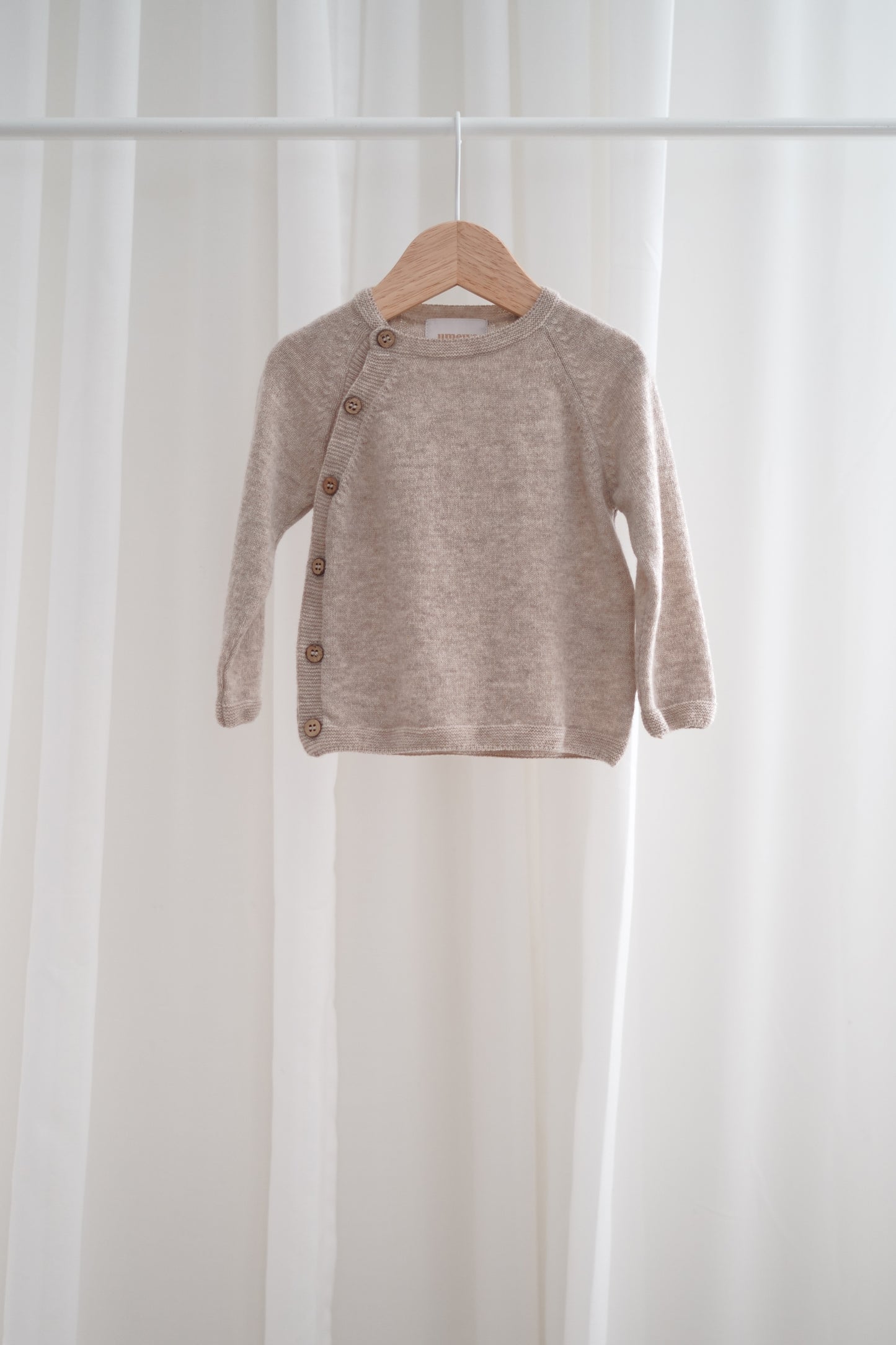 Merino Baby Knit Sweater "Milan" | oatmeal