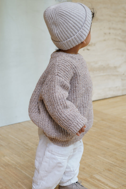 Wool Blend Knit Sweater "Arlo" | cookie crumbs