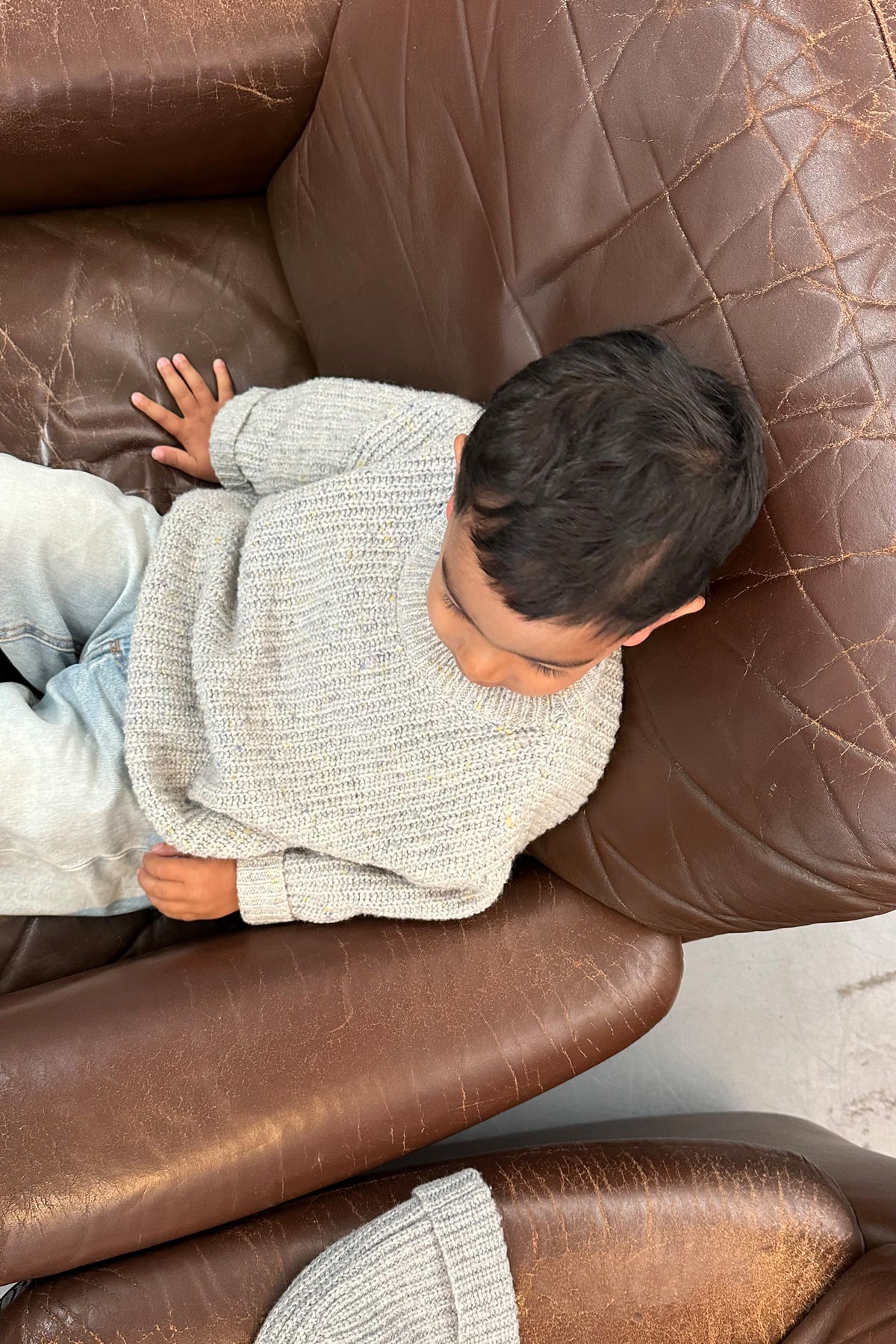 Wool Blend Knit Sweater "Arlo" | blue sprinkles