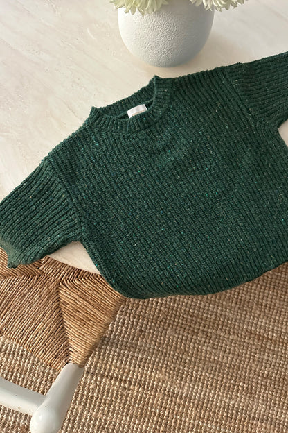 Wool Blend Knit Sweater "Arlo" | moss seeds