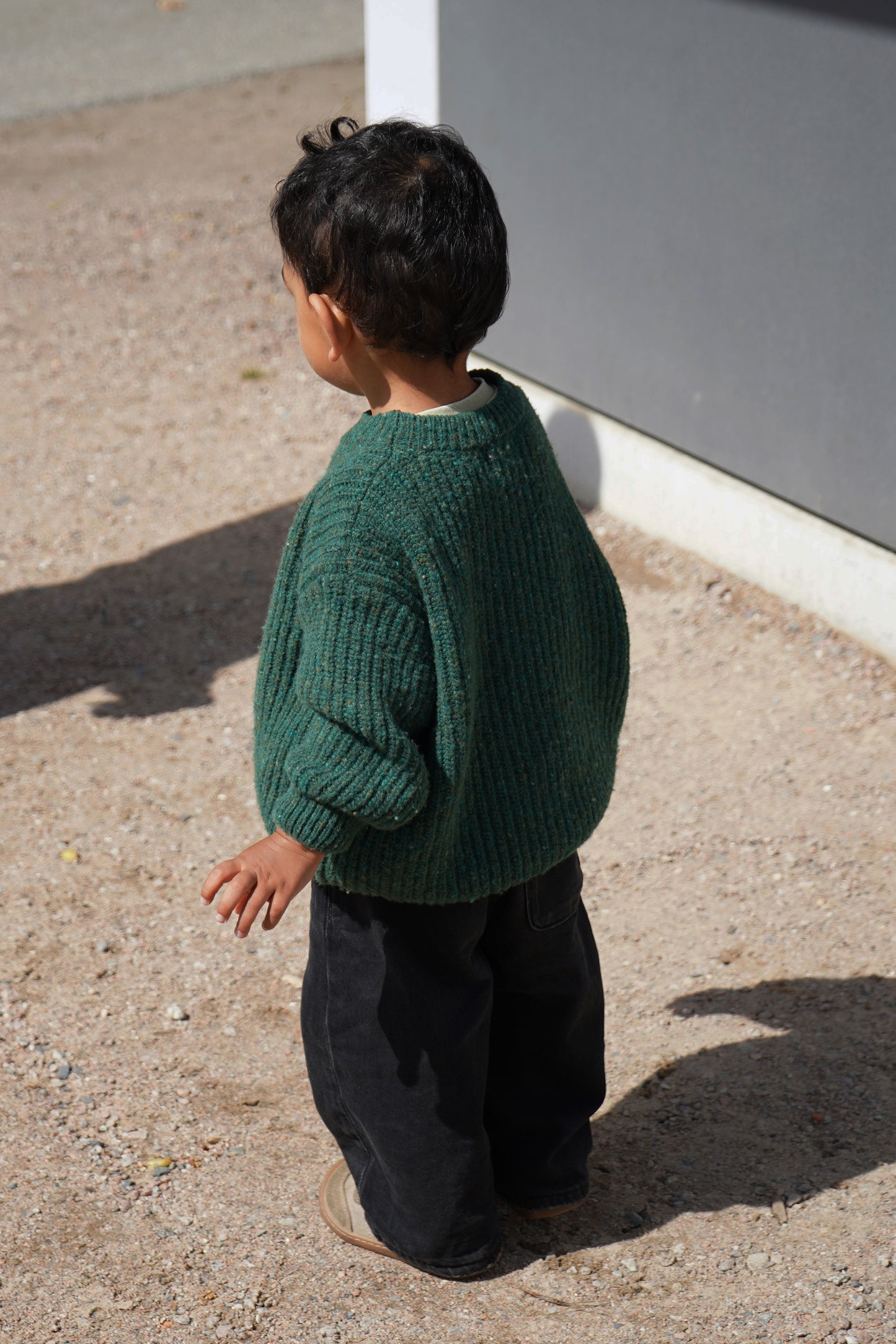 Wool Blend Knit Sweater "Arlo" | moss seeds