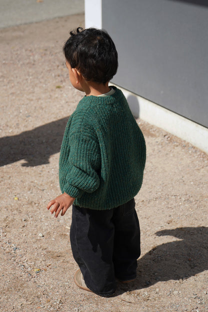 Wool Blend Knit Sweater "Arlo" | moss seeds