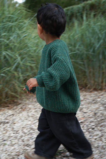 Wool Blend Knit Sweater "Arlo" | moss seeds