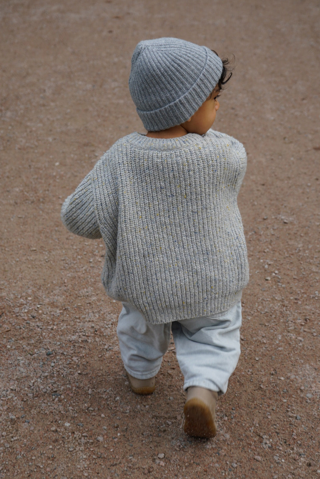 Wool Blend Knit Sweater "Arlo" | blue sprinkles