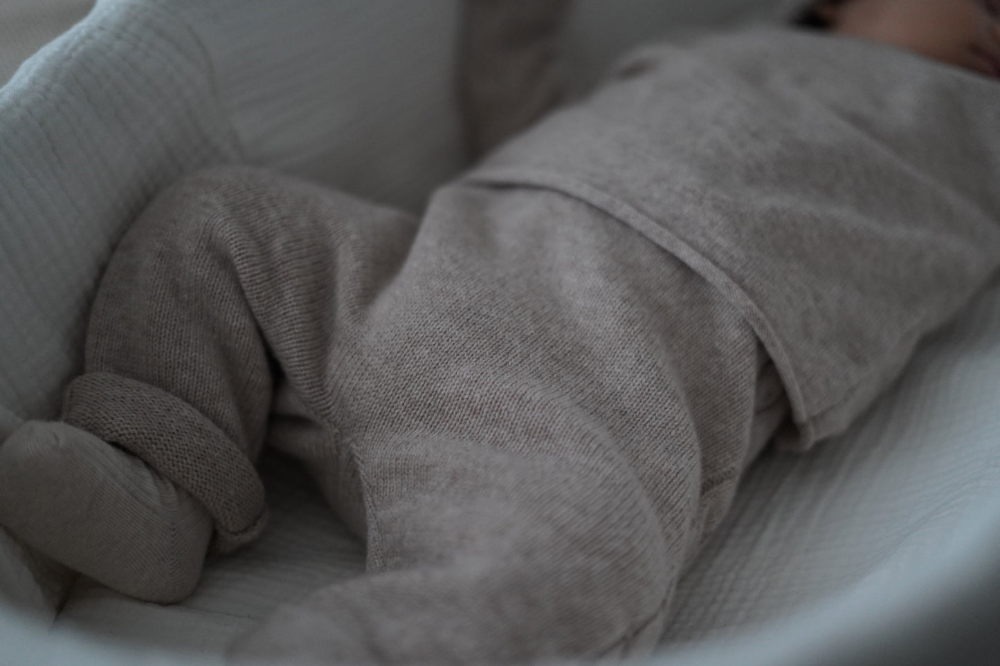 Merino Baby Pullover "Lunas" | oatmeal