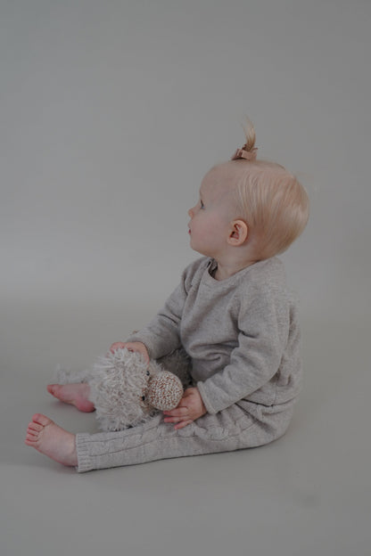 Merino Baby Pullover "Milan" | oatmeal