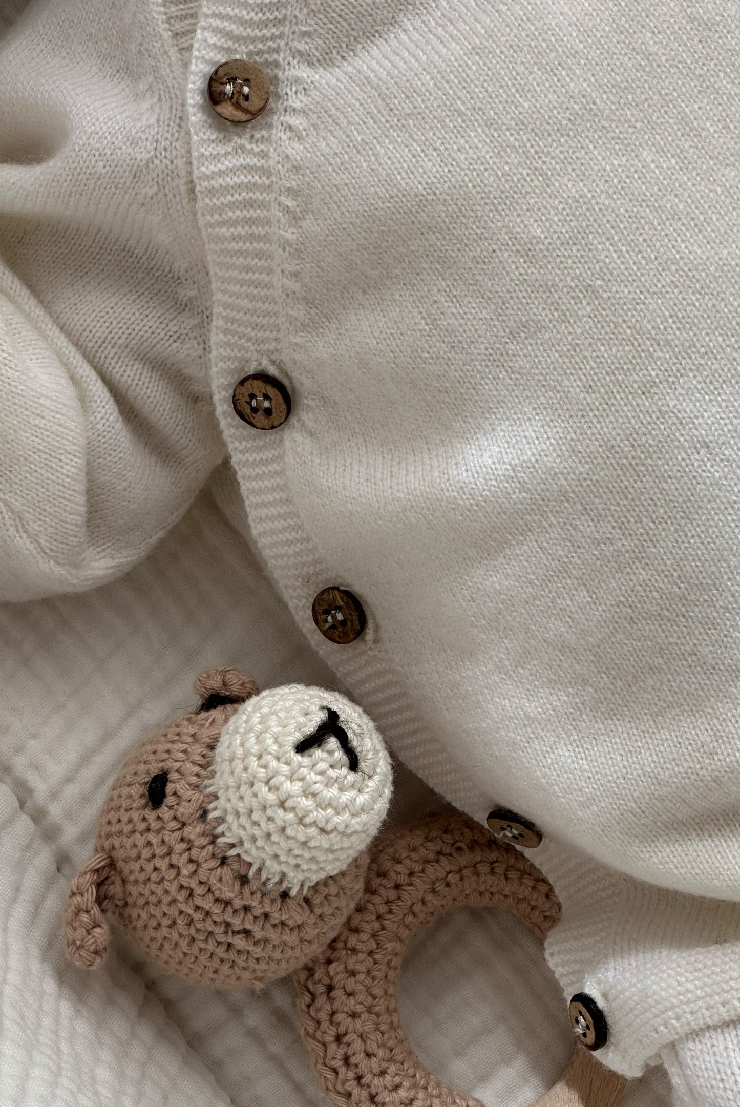 Merino Baby Pullover "Milan" | milk