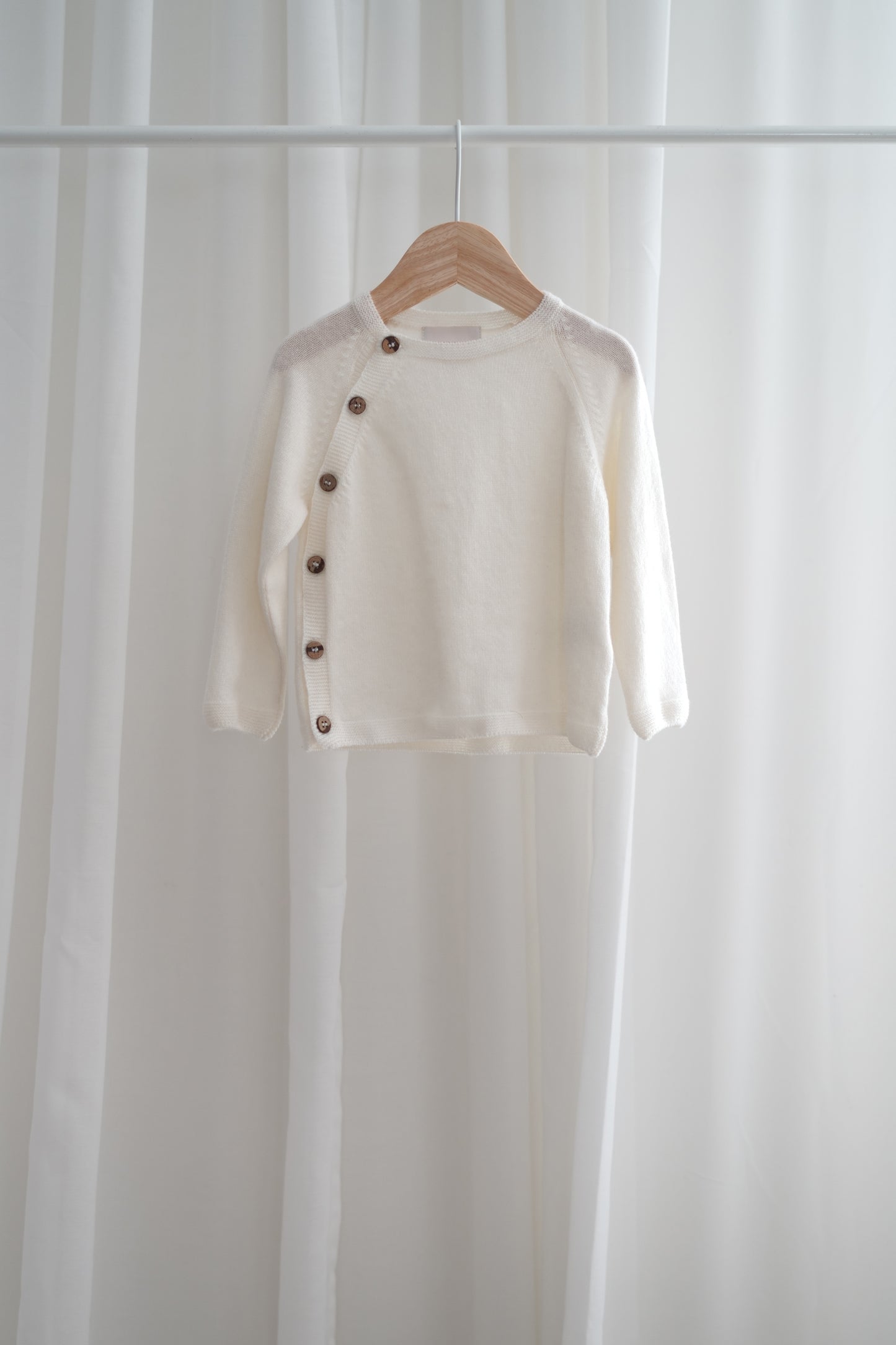 Merino Baby Pullover "Milan" | milk