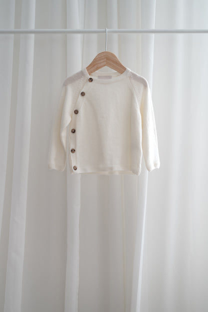 Merino Baby Pullover "Milan" | milk