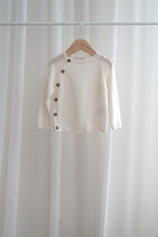 Merino Baby Knit Sweater "Milan" | milk