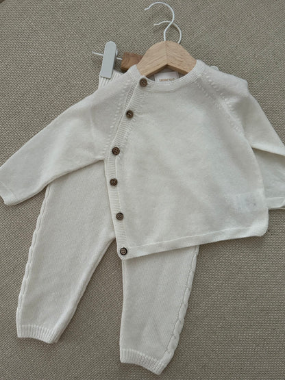 Merino Baby Pullover "Milan" | milk